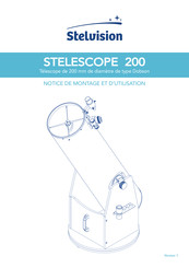 Stelvision STELESCOPE 200 Notice De Montage Et D'utilisation