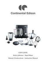 CONTINENTAL EDISON CERP1200BL Manuel D'instructions