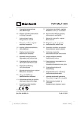 EINHELL FORTEXXA 18/30 Instructions D'origine