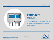 OJ Electronics Winterline ETOP-4770 Manuel