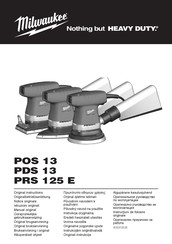 Milwaukee POS 13 Notice Originale