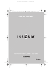 Insignia NS-HD02 Guide De L'utilisateur