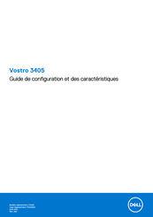Dell Vostro 3405 Guide De Configuration Et Des Caractéristiques
