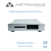 Metronome Classica LE PLAYER 3+ Manuel Du Propriétaire