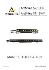 ProLights ArcShine S9-18VW Manuel D'utilisation