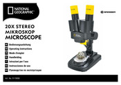 Bresser NATIONAL GEOGRAPHIC 20X STEREO Mode D'emploi