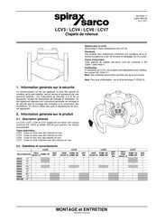 Spirax Sarco LCV3 Mode D'emploi