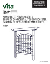 vita MANCHESTER VA68246 Guide De Montage