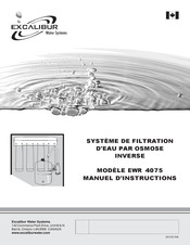 Excalibur EWR 4075 Manuel D'instructions