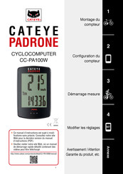 Cateye PADRONE CC-PA100W Mode D'emploi