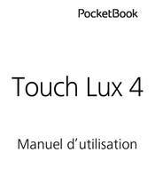 Pocketbook Touch Lux 4 Manuel D'utilisation