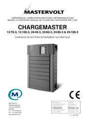 Mastervolt CHARGEMASTER 24/80-3 Manuel Utilisateur