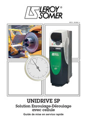 Leroy Somer UNIDRIVE SP Guide De Mise En Service Rapide