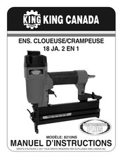 King Canada 8210NS Manuel D'instructions