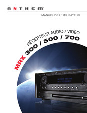 Anthem MRX 300 Manuel De L'utilisateur