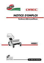 Beal OREC HR801 Notice D'emploi