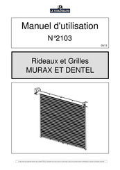 La Toulousaine Rideaux MURAX Manuel D'utilisation