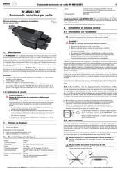 elsner elektronik KNX RF-MSG2-DST Données Techniques Et Indications D'installation