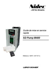 Leroy Somer Nidec SD Pump M400 Guide De Mise En Service Rapide