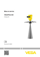 Vega VEGAPULS 68 Mise En Service