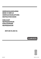 ZANKER ZKR 250 B Mode D'emploi