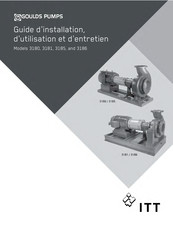ITT Goulds Pumps 3185 Guide D'installation, D'utilisation Et D'entretien