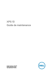 Dell XPS 9360 Guide De Maintenance