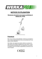 WerkaPro DT3005 Notice D'utilisation