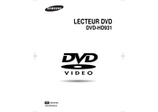 Samsung DVD-HD931 Manuel D'utilisation