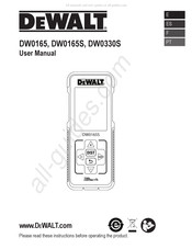 DeWalt DW0165 Mode D'emploi