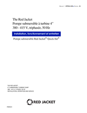 Red Jacket X4AGP150S17RJ3 Installation, Fonctionnement Et Entretien