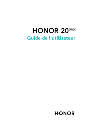 honor 20 PRO Guide De L'utilisateur