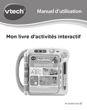 VTech Mon livre d'activites interactif Manuel D'utilisation