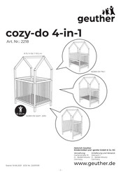 Geuther cozy-do 4-in-1 Mode D'emploi