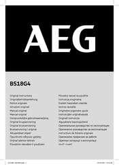 AEG BS18G4 Notice Originale