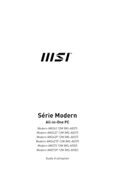 MSI Modern AM272P 12M Guide D'utilisation