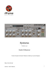 D16 Group Syntorus Guide Utilisateur
