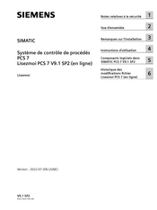 Siemens SIMATIC PCS 7 Mode D'emploi