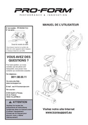 Pro-Form PFIVEX50173.0 Manuel De L'utilisateur