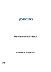 Accurex DSX Serie Manuel De L'utilisateur