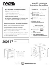 NEXERa 200817 Instructions D'assemblage