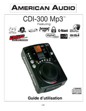 American Audio CDI-300 Mp3 Guide D'utilisation