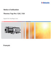Webasto Thermo Top Pro 150 Notice D'utilisation