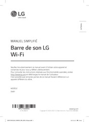 LG SN8Y Manuel Simplifié