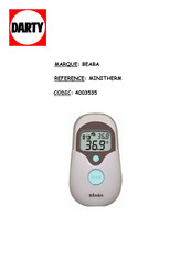 Beaba MINITHERM Notice D'utilisation