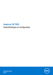 Dell Inspiron 16 7610 Caractéristiques Et Configuration