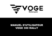 VOGE 300 RALLY 2020 Manuel D'utilisateur