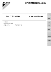 Daikin FAQ71BUV1B Mode D'emploi