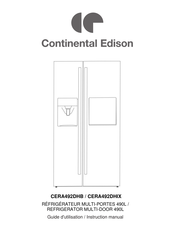 CONTINENTAL EDISON CERA492DHB Guide D'utilisation