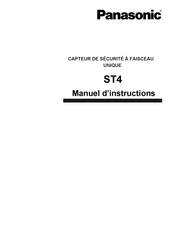 Panasonic ST4-A Manuel D'instructions